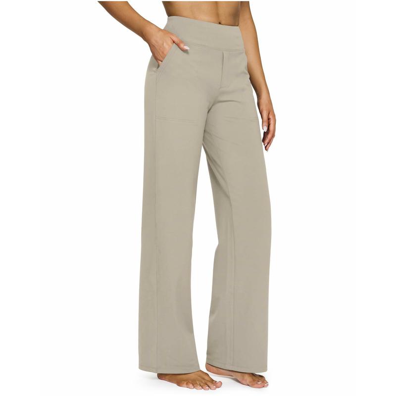 [LAST DAY SALE]Women's High-Waisted Casual Wide Leg Pants with Pockets