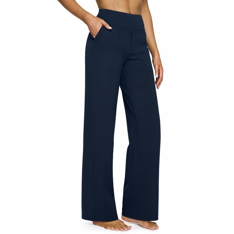 [LAST DAY SALE]Women's High-Waisted Casual Wide Leg Pants with Pockets