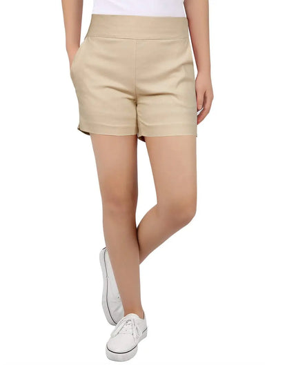 🔥16-PACK Today Only $26.9🔥Women's High Waisted Chino Shorts - 4