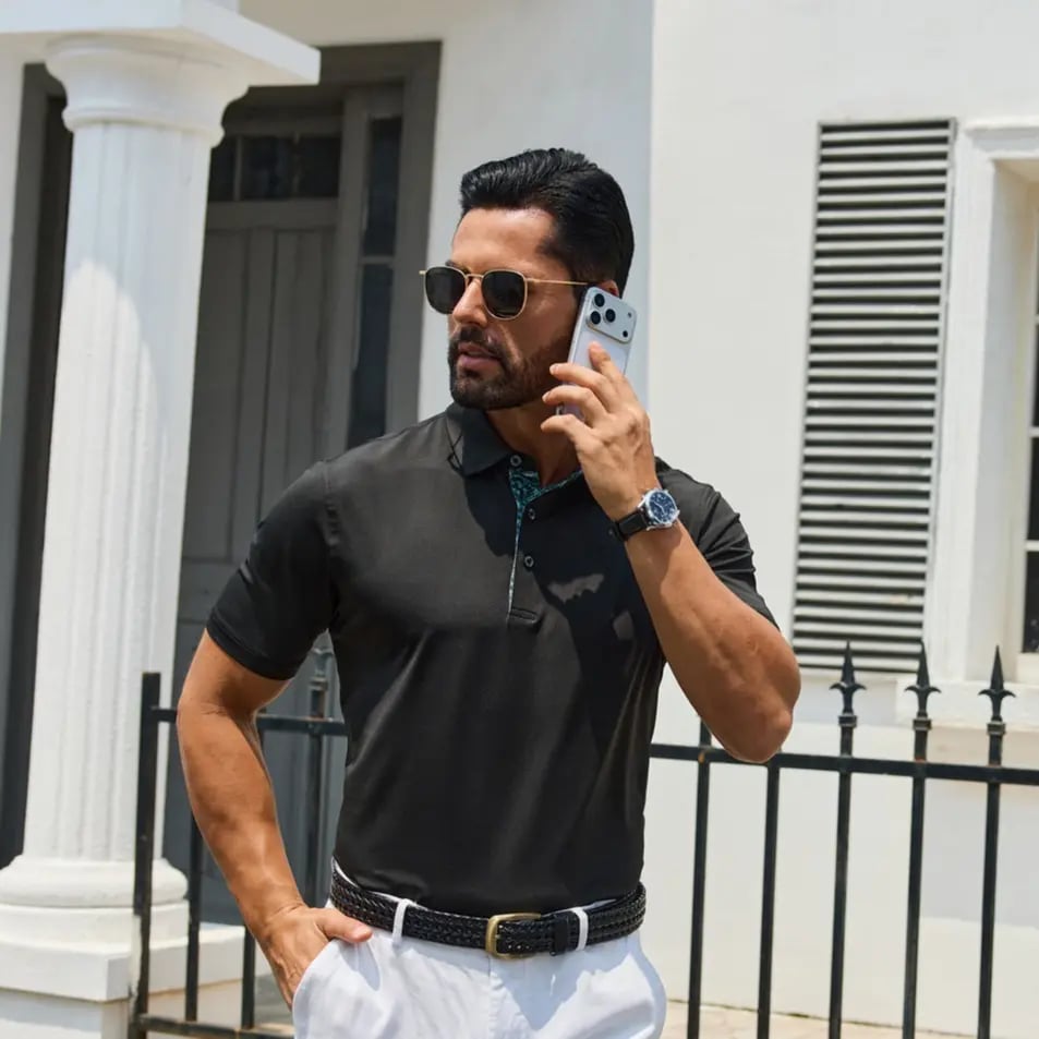 Last Day Sale!Men's Breathable Quick-Drying Polo Shirts❄️Stay Cool❄️